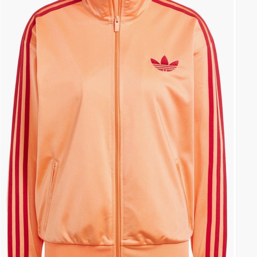 Adidas Women's Coral Tracksuit with Crimson Stripes